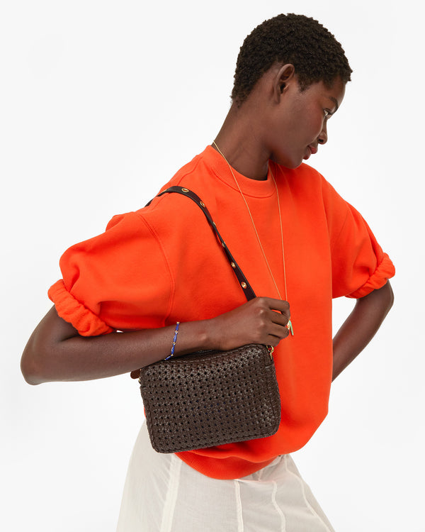 Short Sleeve Oversized Sweatshirt with Midi Sac