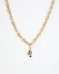 Mini Whistle Charm on Charm Chain Necklace