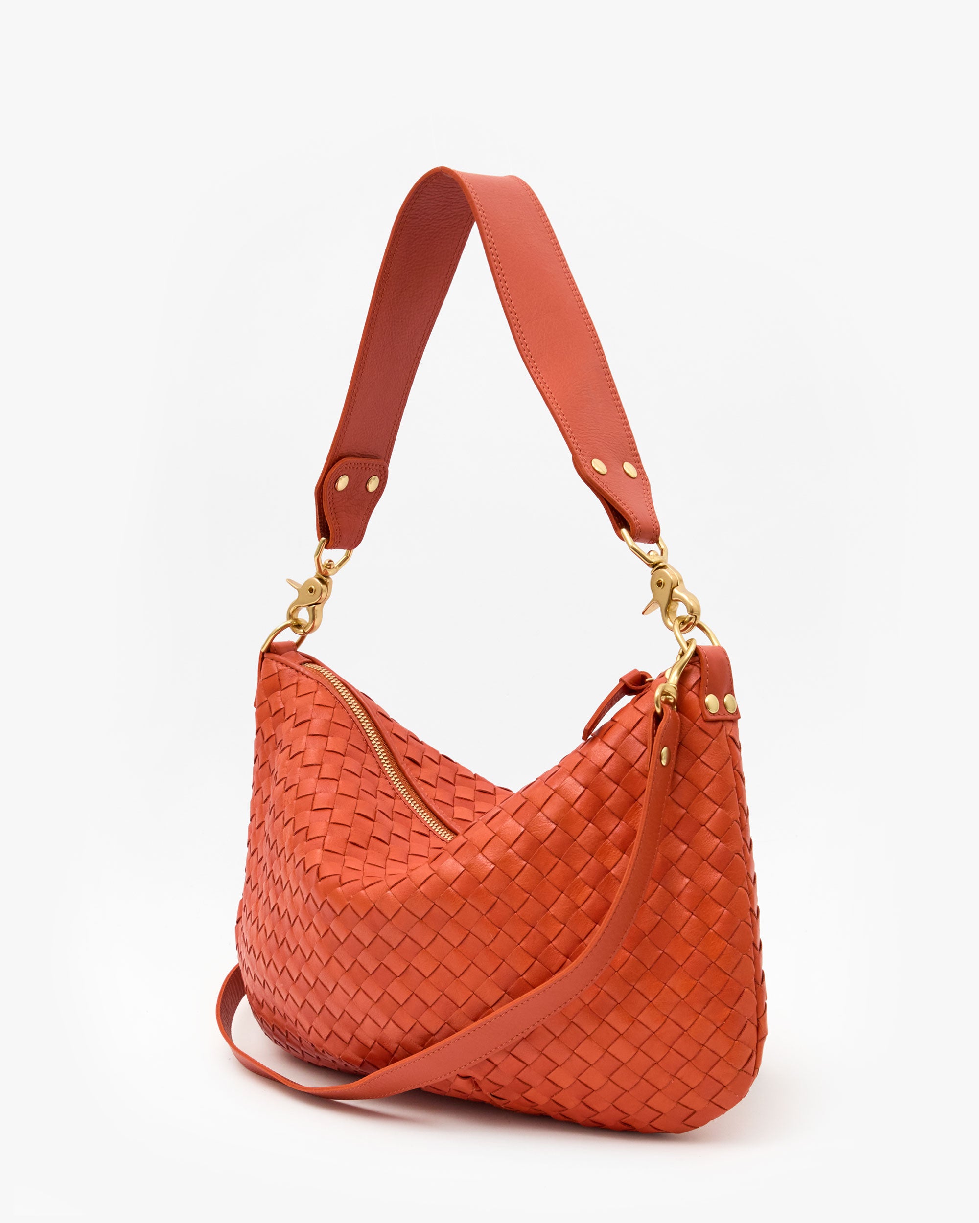 Clare V.  BAG STRAP バッグストラップ  RED/NAVY Crossbody Strap - belt webbing in Red/Navy - Rowe Boutique