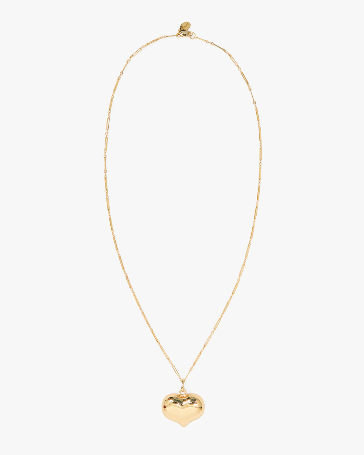 Mylar Heart Necklace full view