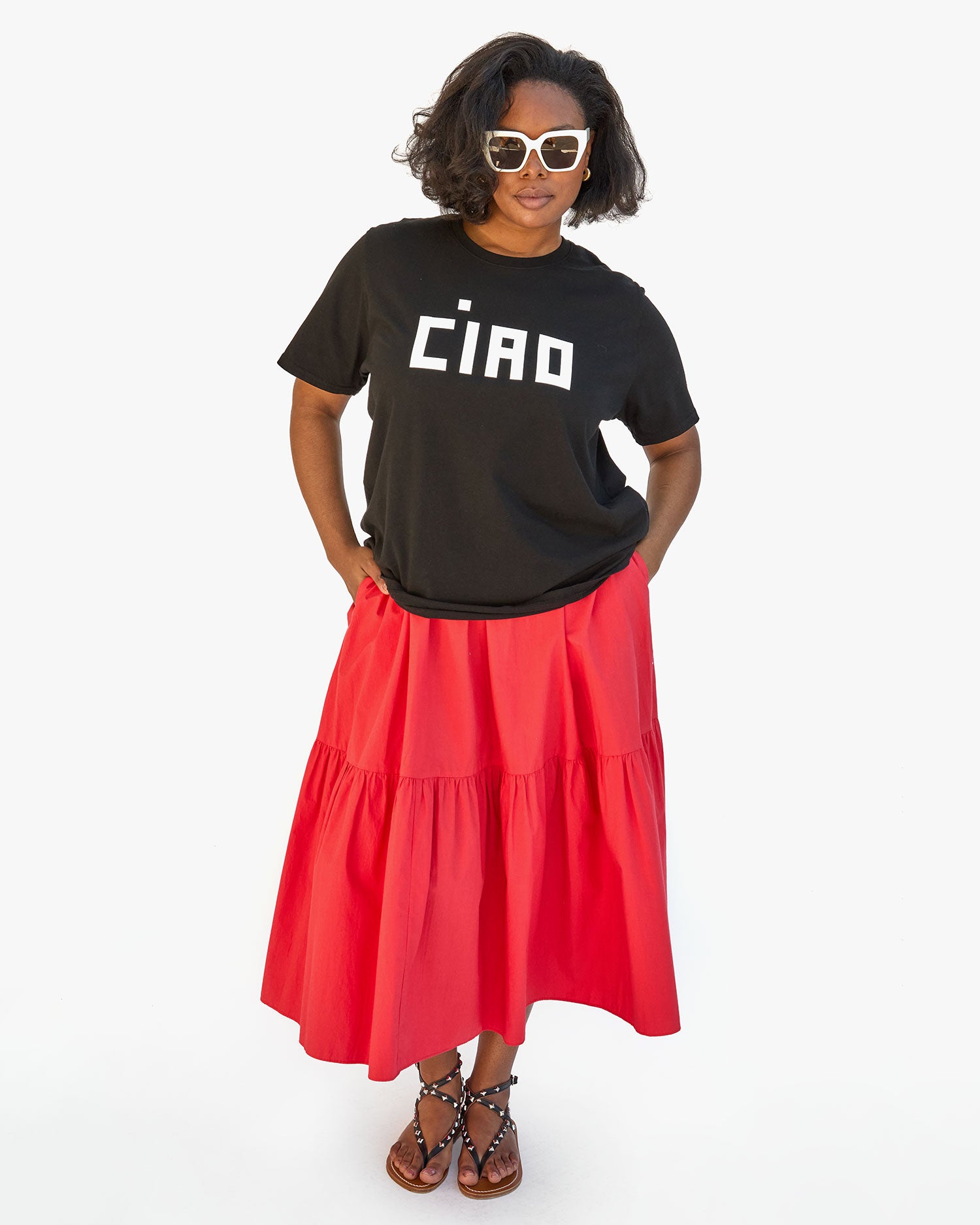 Ciao original tee on Candice