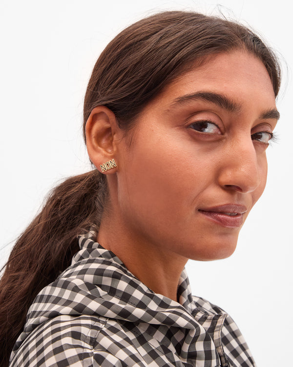 Non Stud Earring on Lizzy