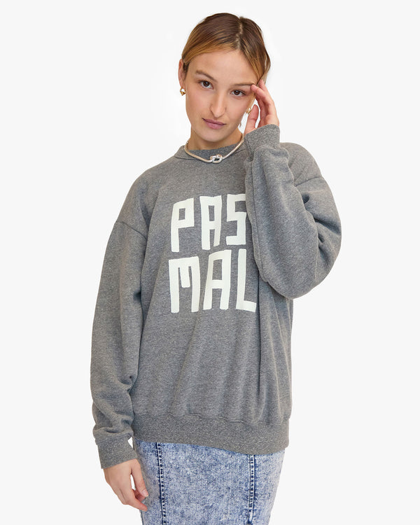 Oversized Sweatshirt Grey Pas Mal on Zoe