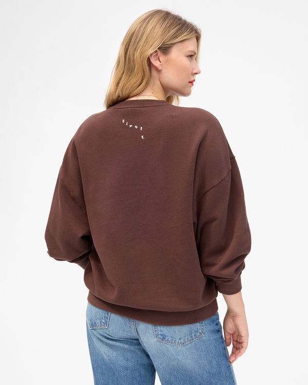 Oversized Sweatshirt back view