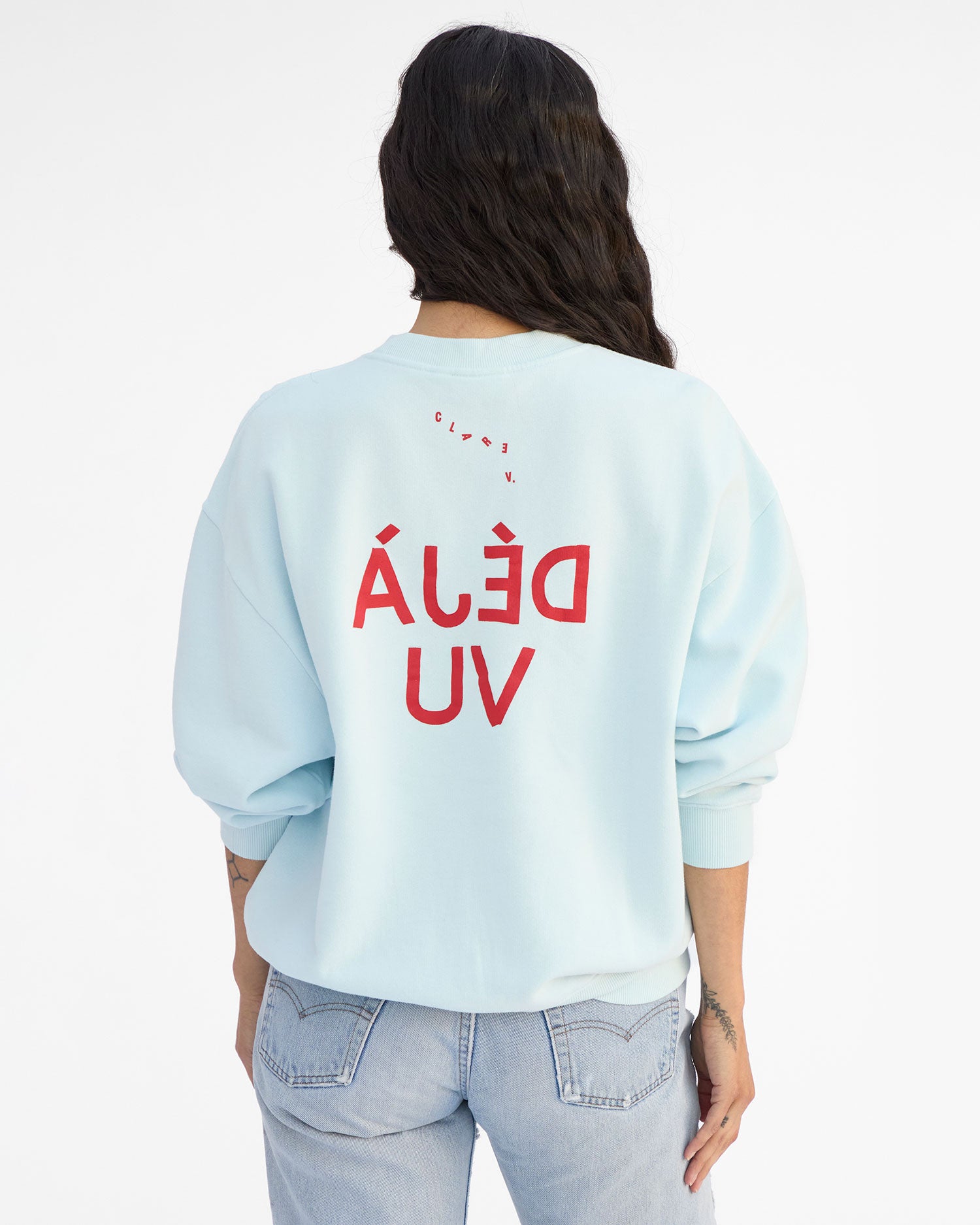 Oversized Sweatshirt back view