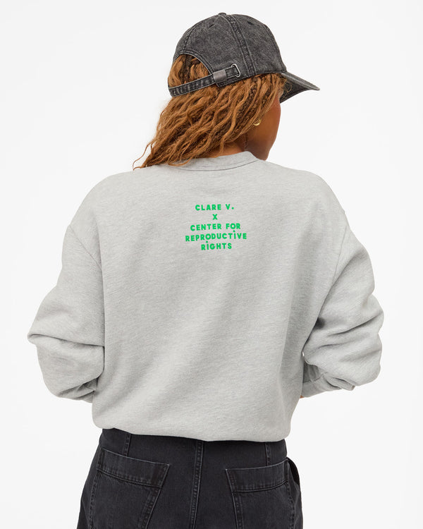 Oversized Sweatshirt back view