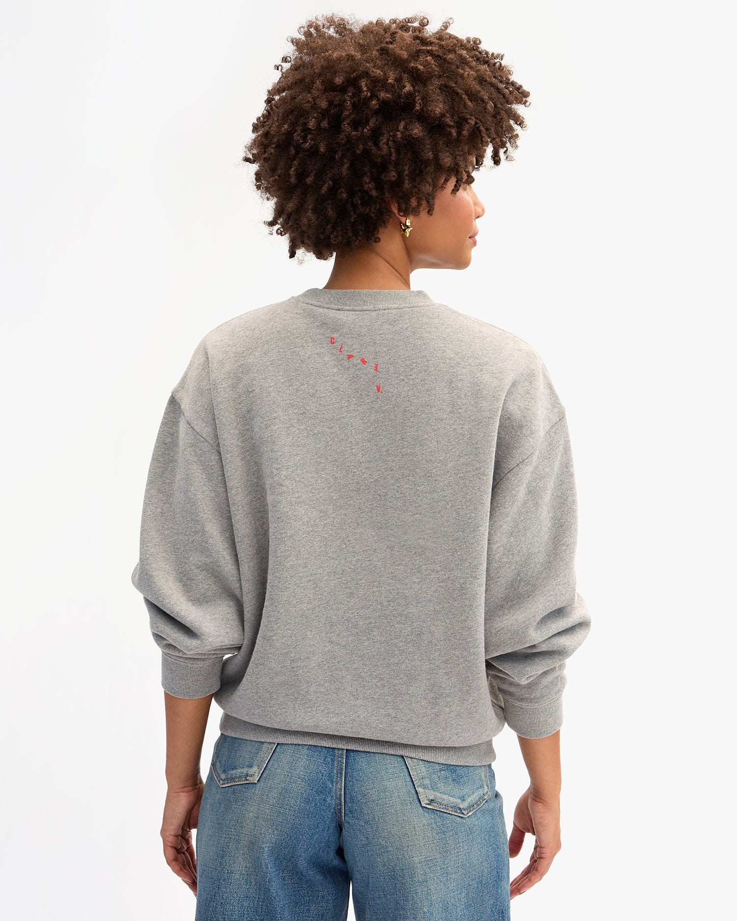 Oversized Sweatshirt back view