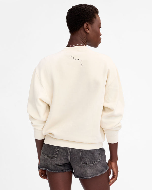 Oversized Sweatshirt back view