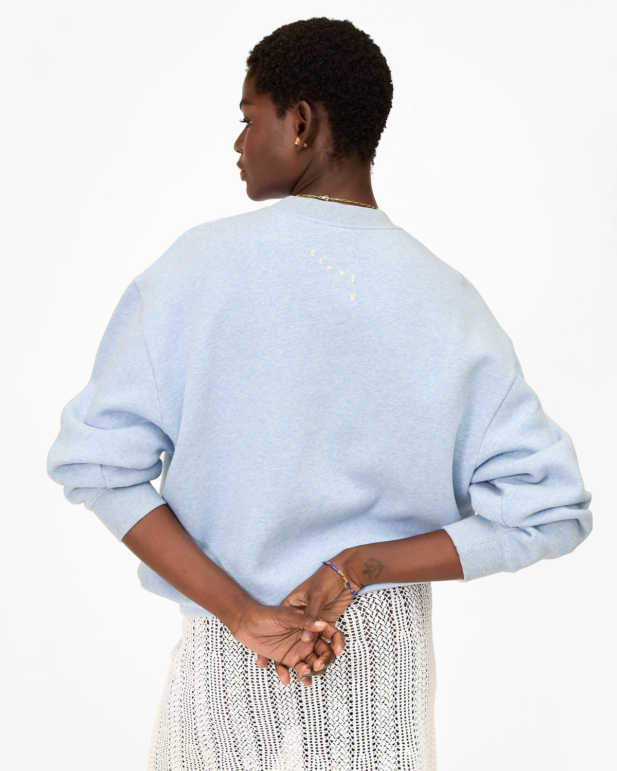 Oversized Sweatshirt back view