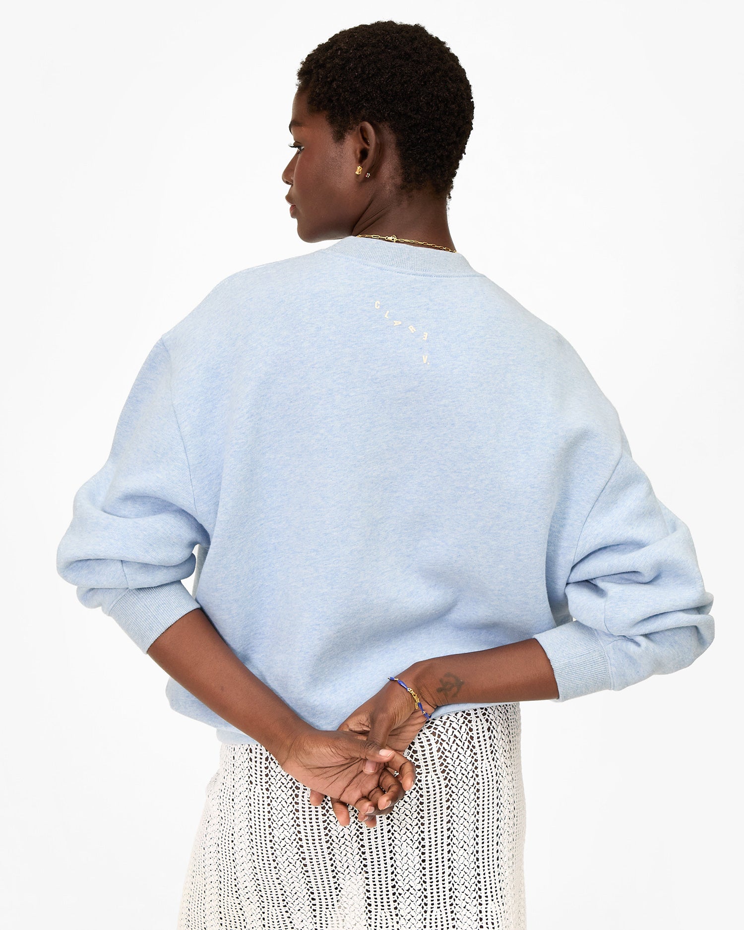 Oversized Sweatshirt back view