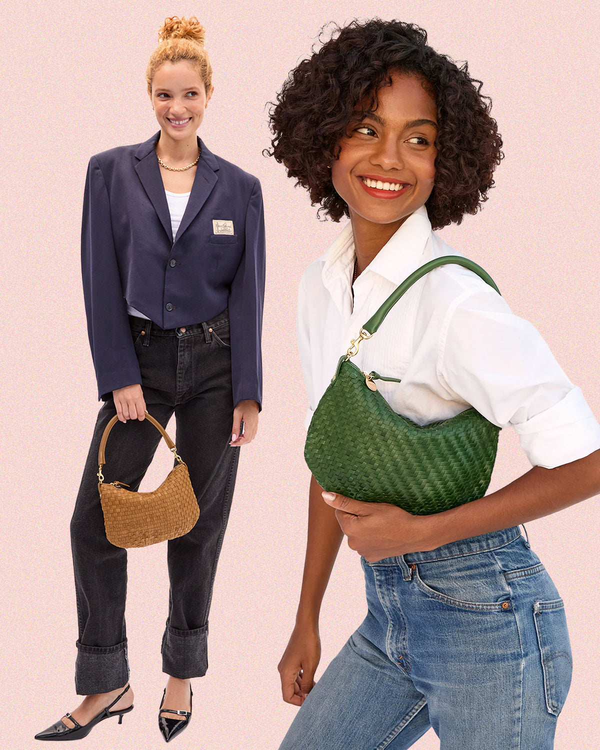 Models carrying Petit Moyens.