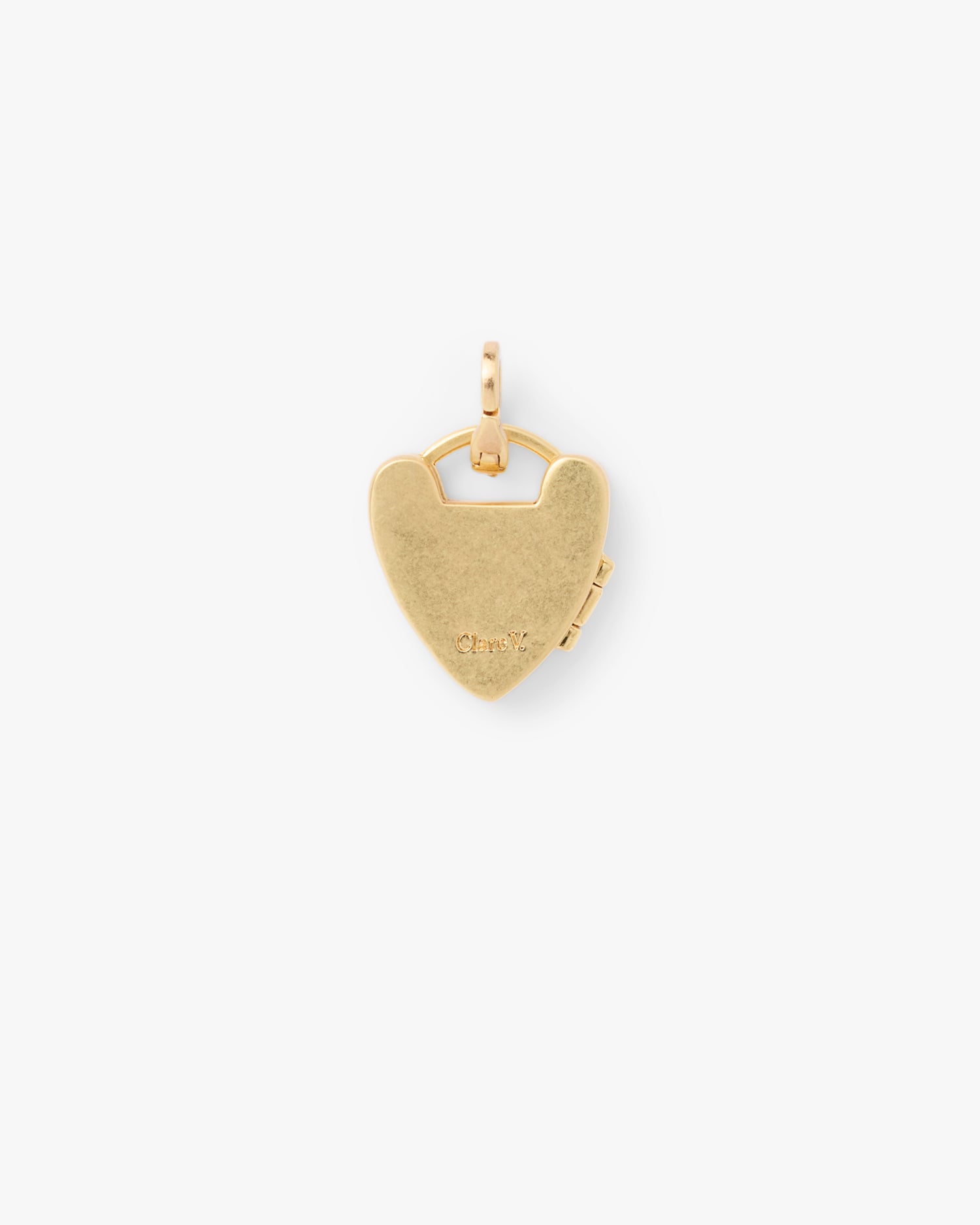 Padlock Charm back view