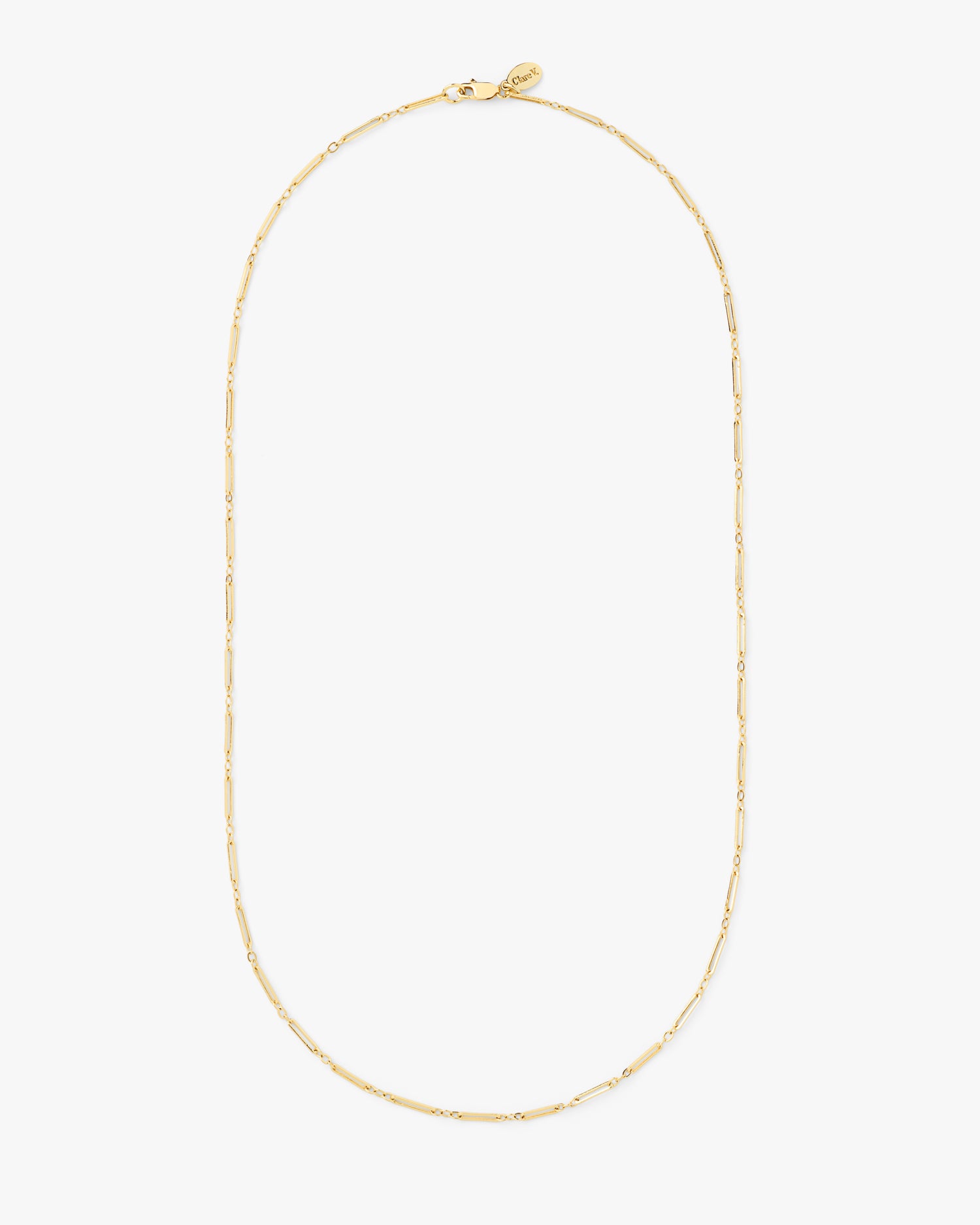 Paperclip Charm Chain full view