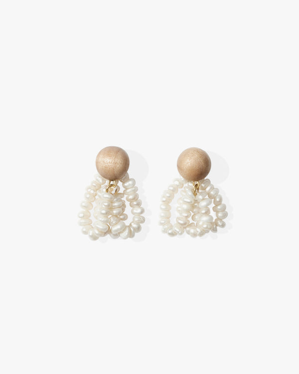 Pearl Cluster Earrings