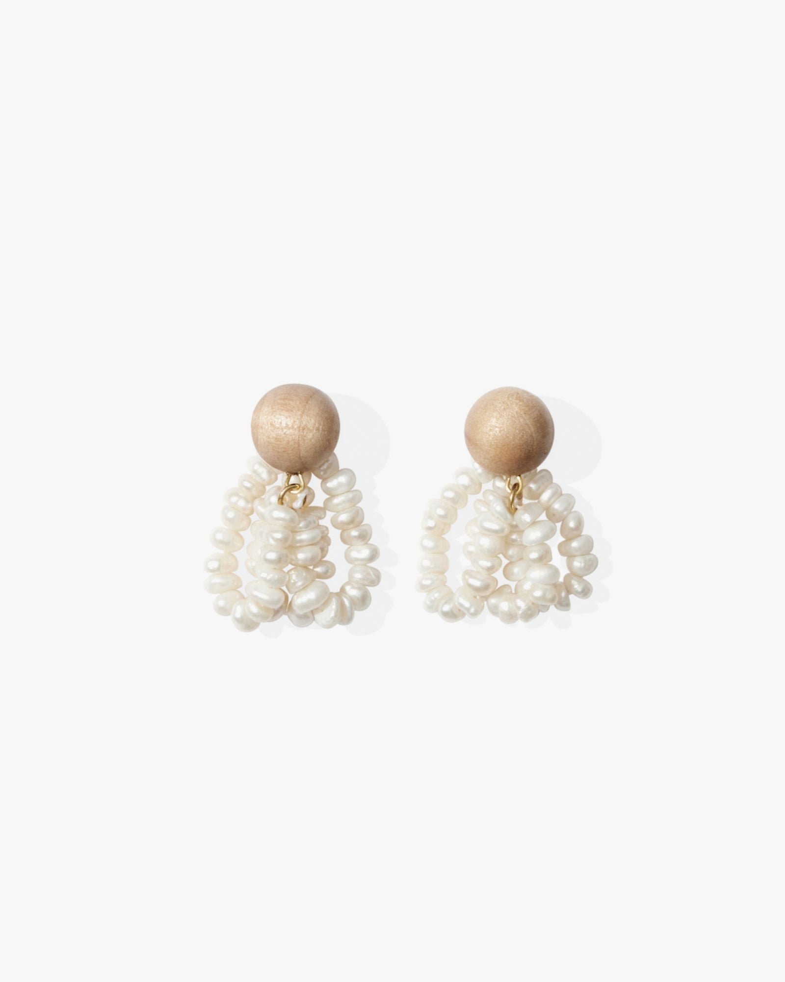 Pearl Cluster Earrings