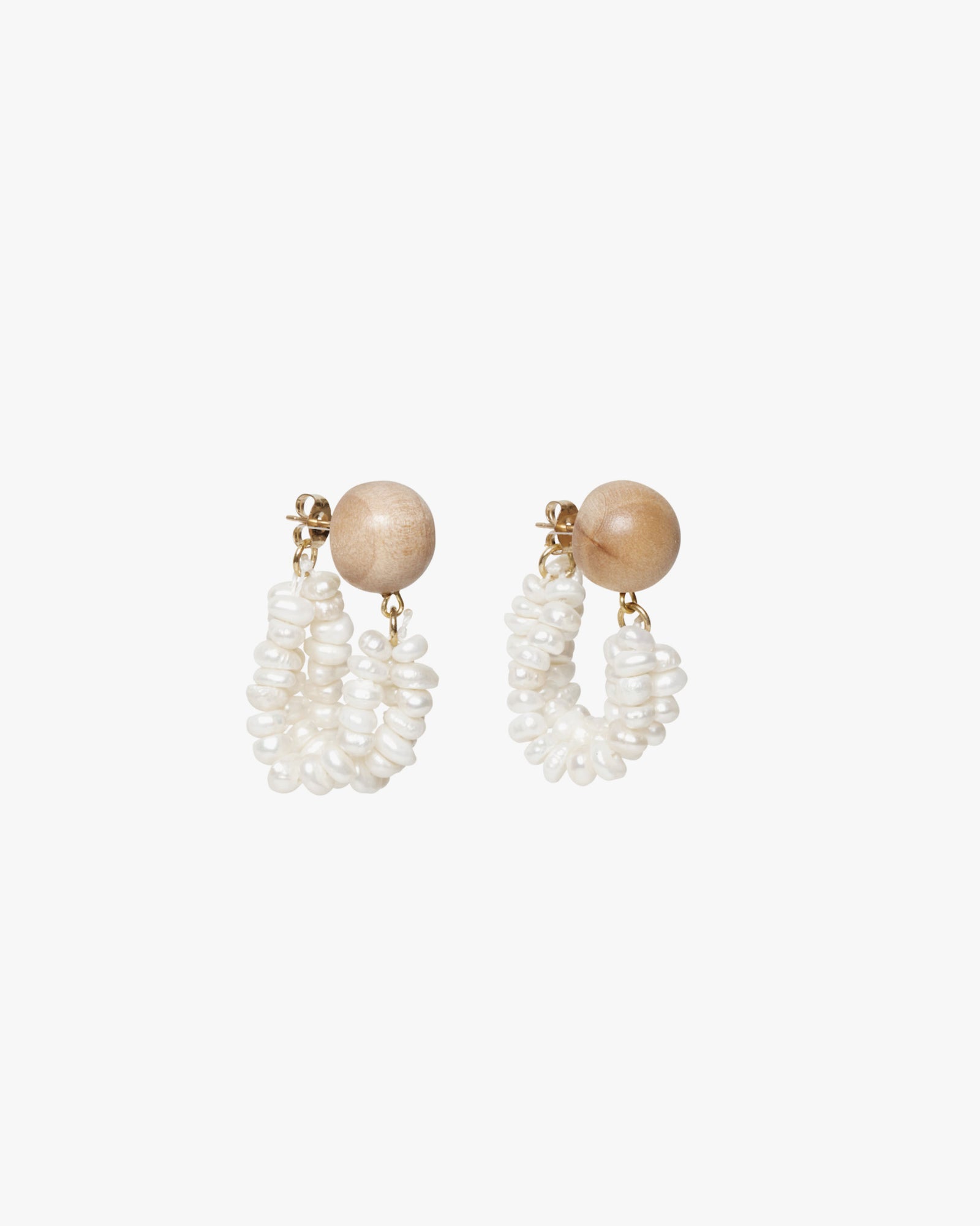 Pearl Cluster Earrings