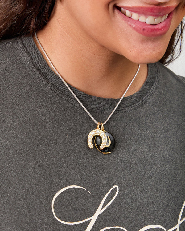 Le Snake Necklace with charms