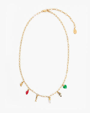 Petit Charm Chain Necklace