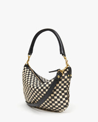 Black & Cream Woven Checker Petit Moyen