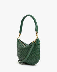 Back View of Evergreen Woven Zig-Zag Petit Moyen