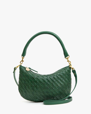 Front View of Evergreen Woven Zig-Zag Petit Moyen