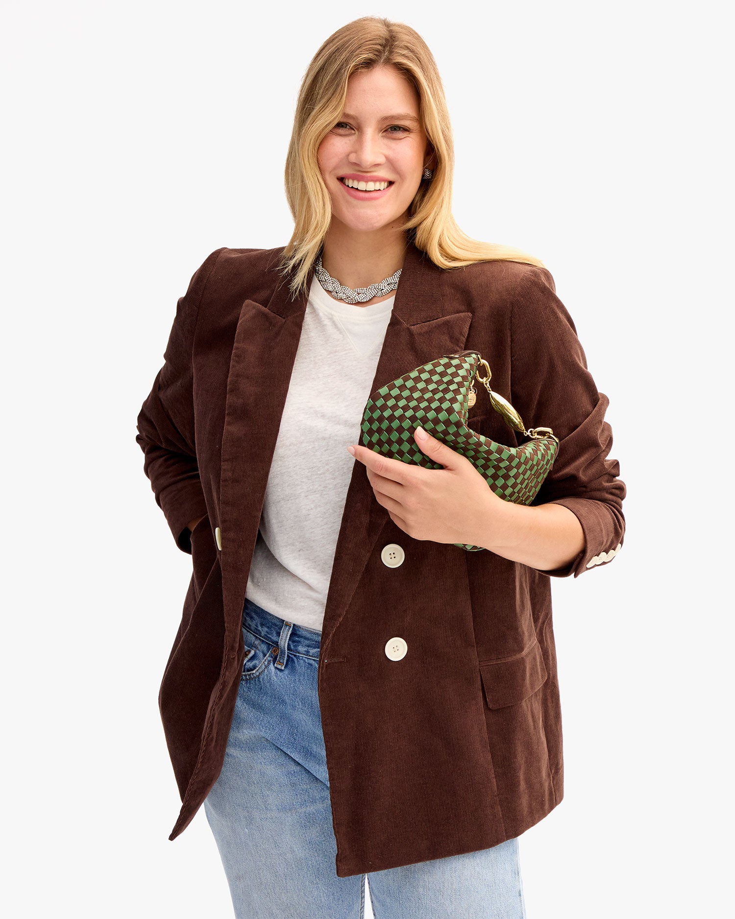 Elle holding Top Handle Bebe