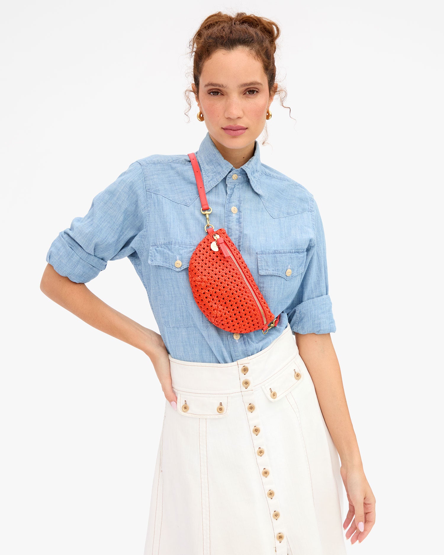 Petite Fanny as a crossbody bag