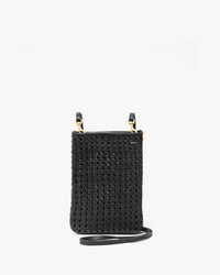 Black Rattan Poche