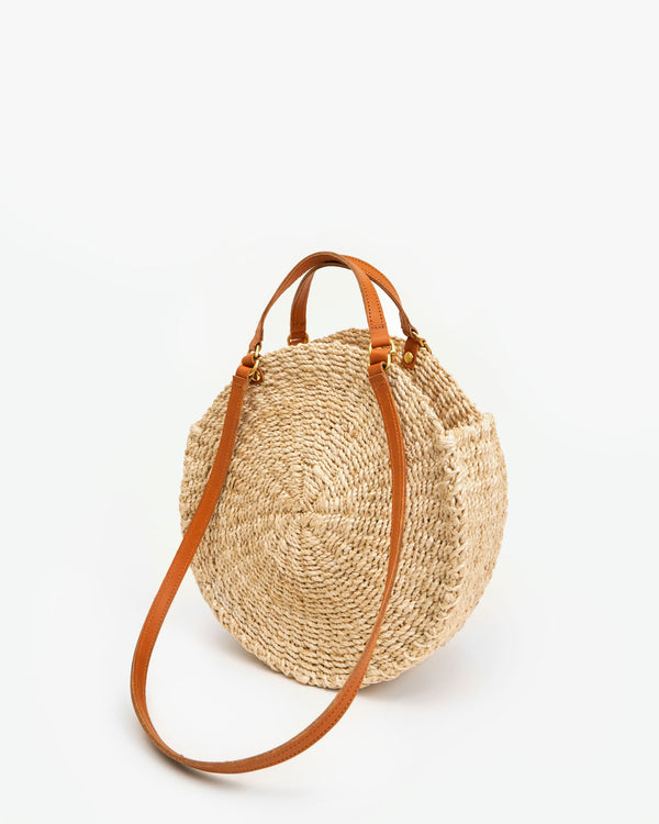 Back of the Cream and Cuoio Poche Moyen Alice.