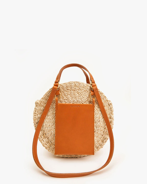 Front of the Cream and Cuoio Poche Moyen Alice.