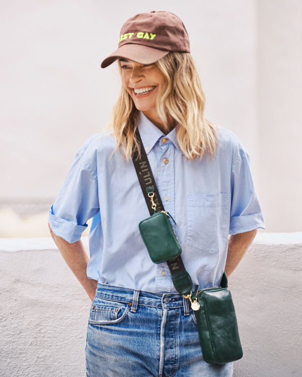 Baseball Hat and Poche Sportif on model