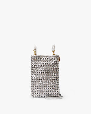Poche in Silver Woven Etoile