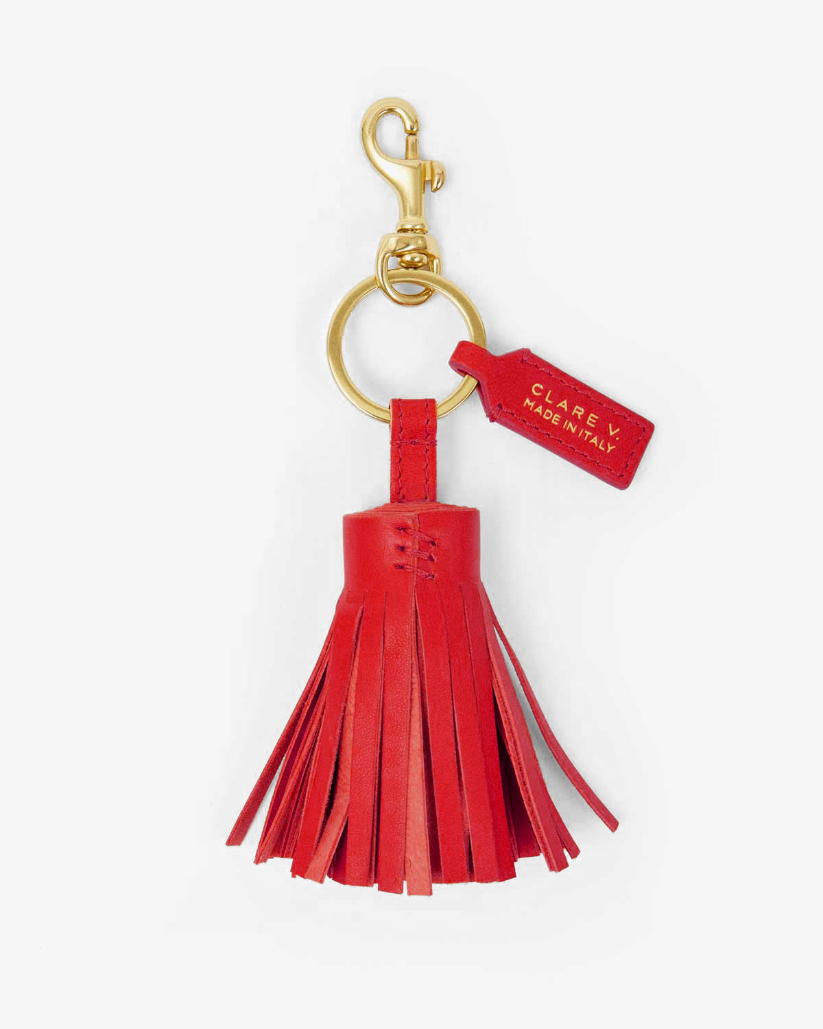Pom Pom Tassel Keychain back view