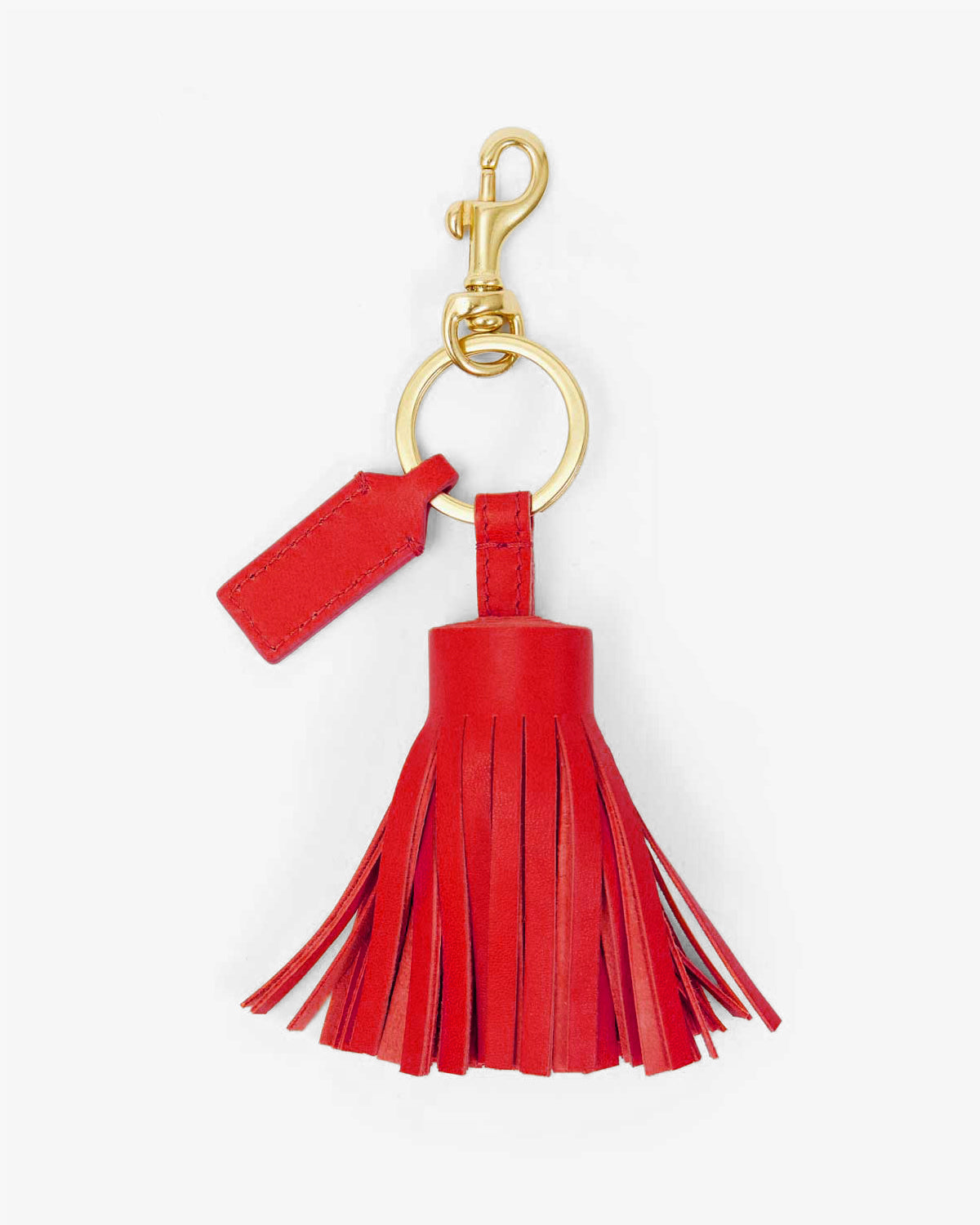 Clare V. Pom Pom Tassel Keychain