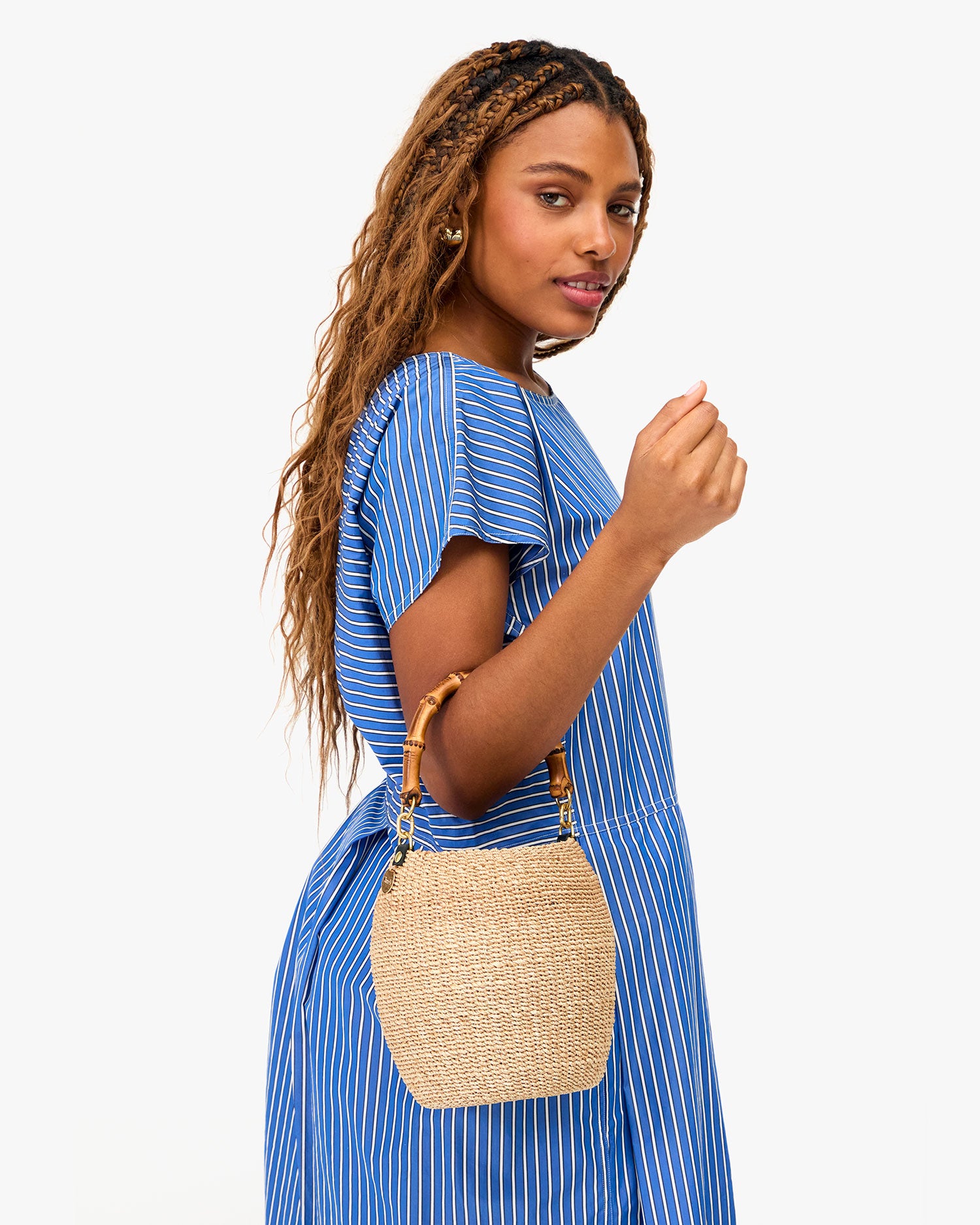 Cream Bamboo Pot De Miel Bag main image 1