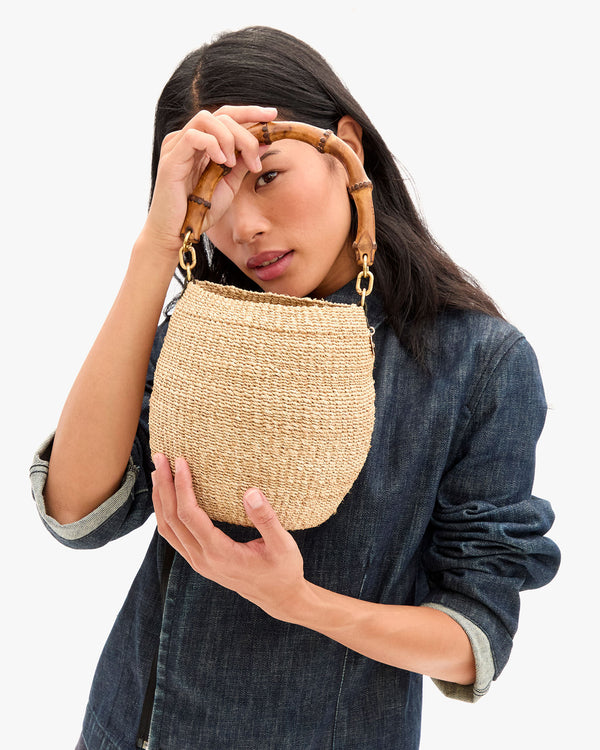 Sandra holding Pot de Miel w/ Bamboo Handle