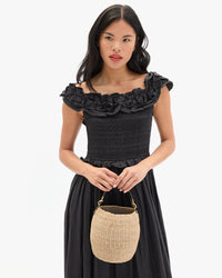 Sandra holding Pot De Miel