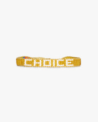 Gold Choice Woven Bracelet