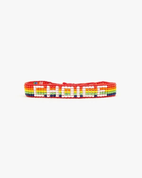 Rainbow Choice Woven Bracelet