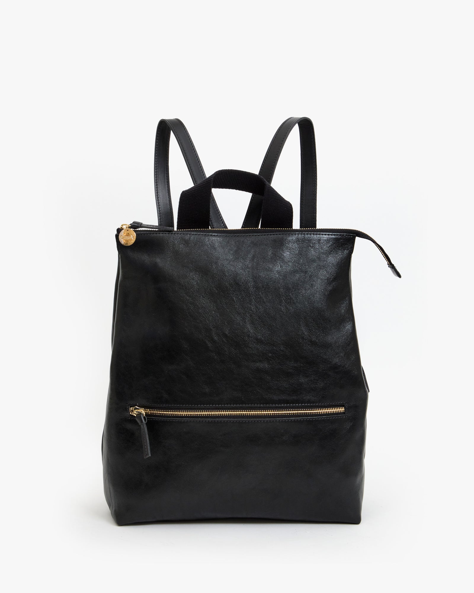black bag backpack leather Remi Backpack – Clare V