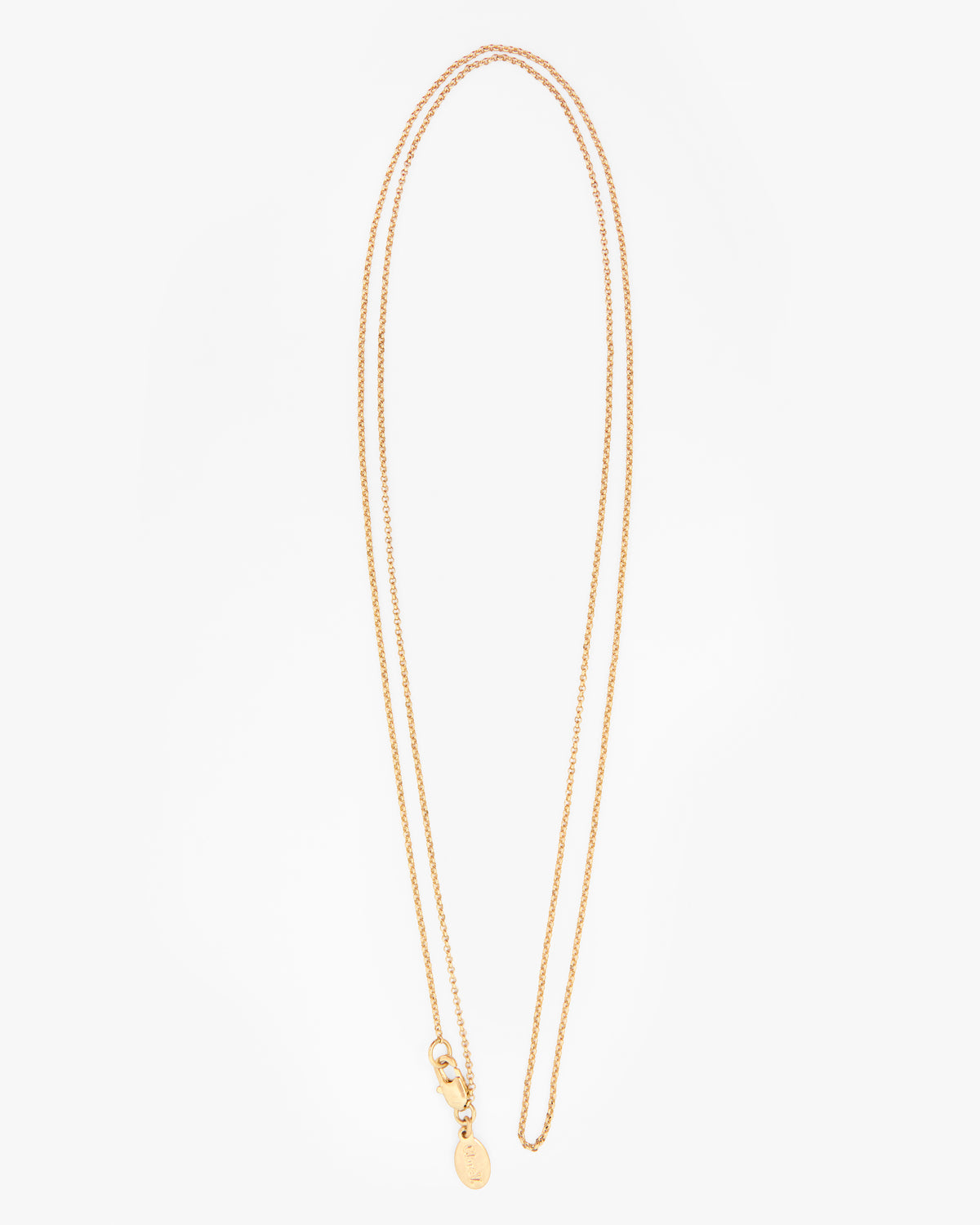 Rolo Chain Necklace doubled up