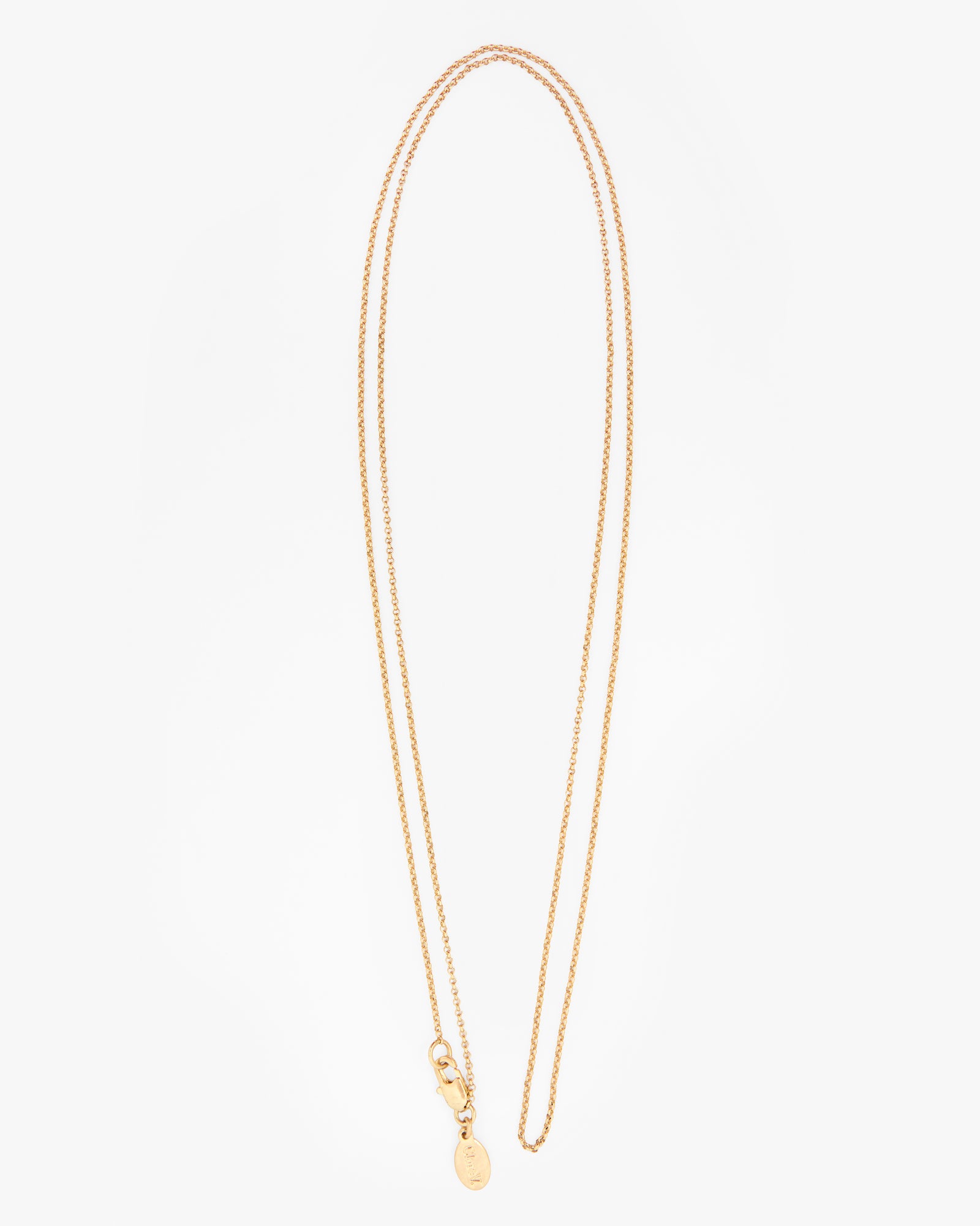 Rolo Chain Necklace doubled up