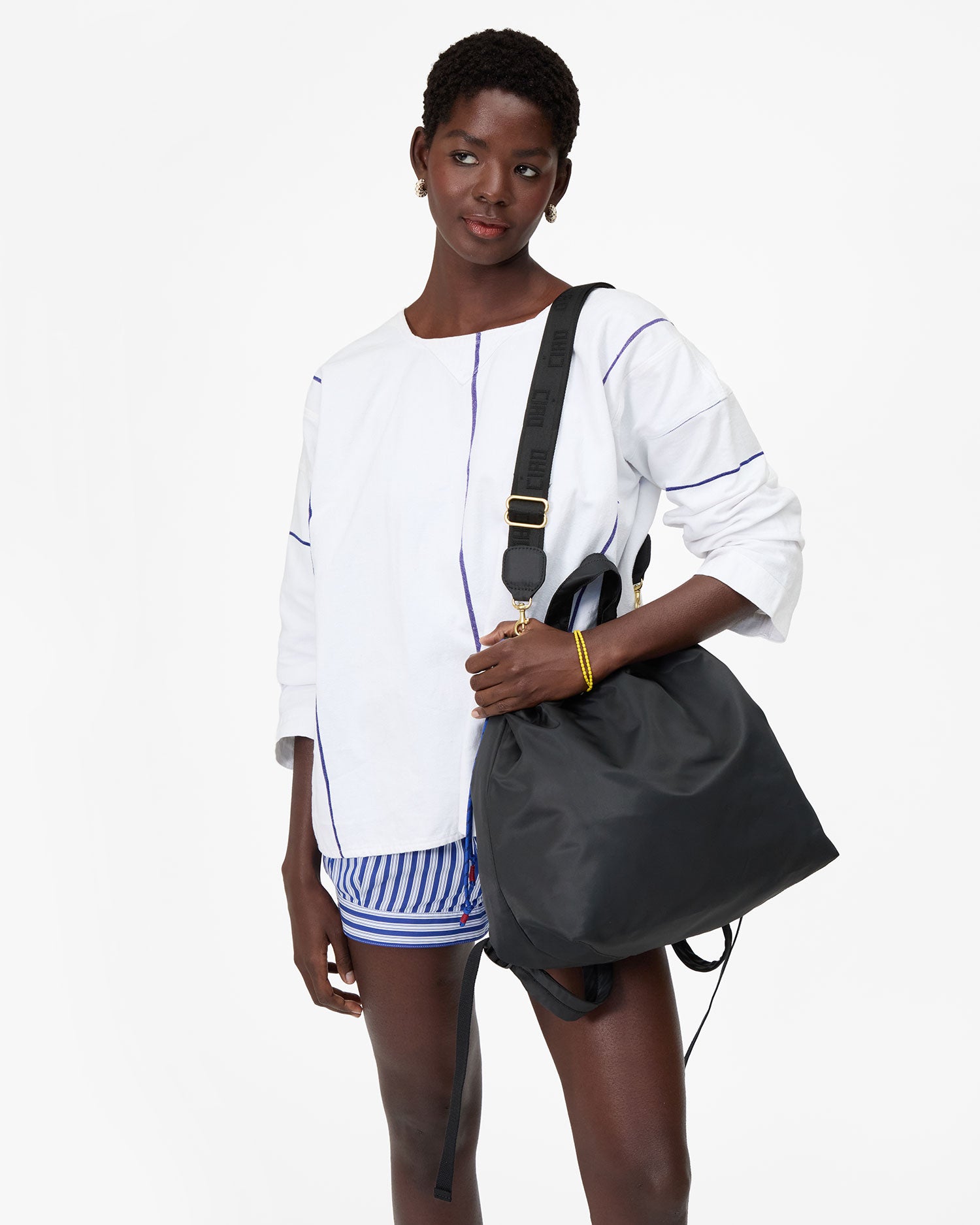 Sac Tout Backpack as a shoulder bag