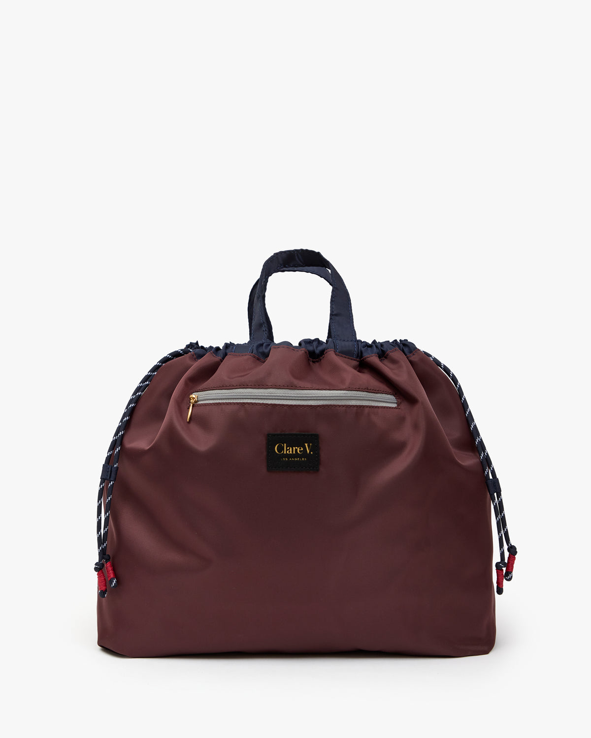Reversible View of Sac Tout in Navy Recycled Nylon