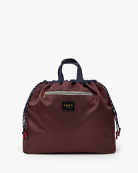 Reversible View of Sac Tout in Navy Recycled Nylon