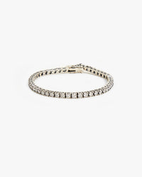 Sapphire Tennis Bracelet Flat