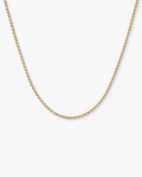 Sapphire Bezel Necklace
