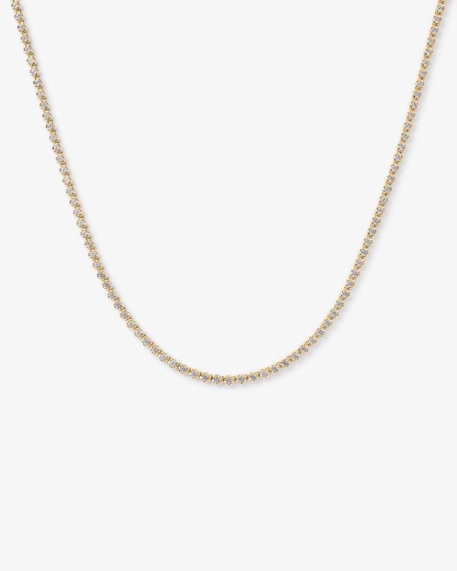 Sapphire Bezel Necklace