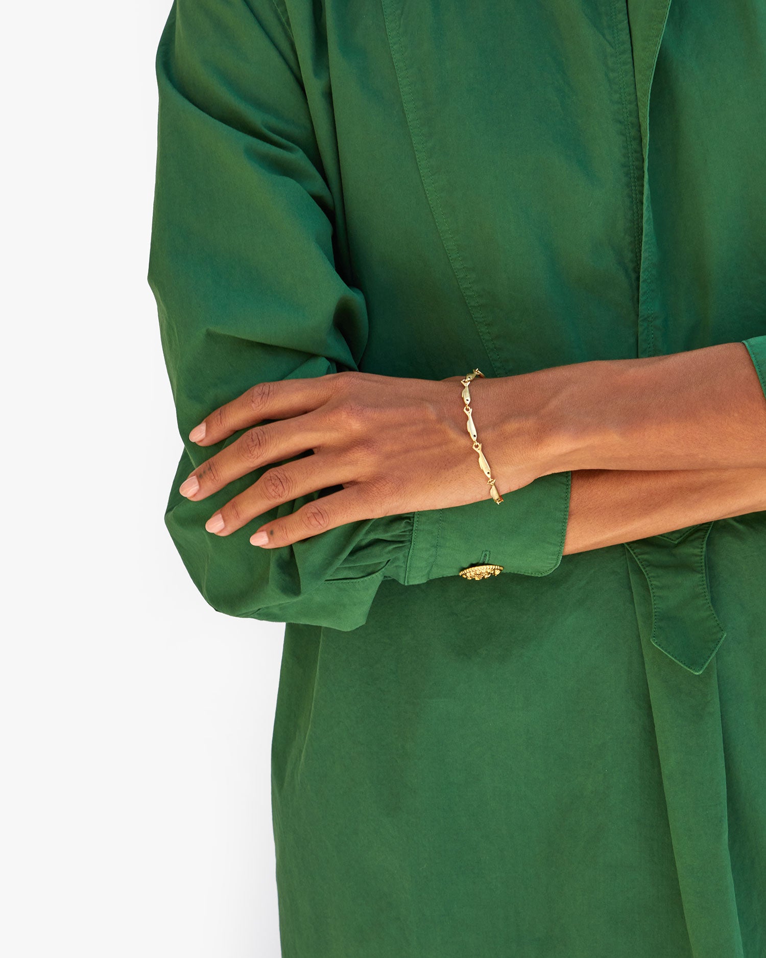 Sardine Link Bracelet on Haley