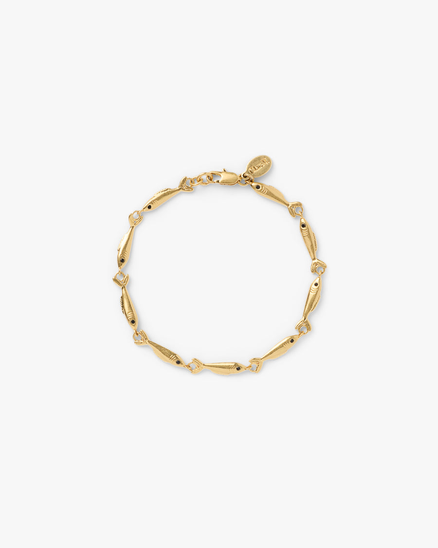 Sardine Link Bracelet seen from above